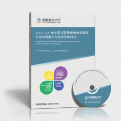 2016-2021年中國互聯(lián)網(wǎng)金融信息服務(wù)行業(yè)市場需求與投資咨詢報告